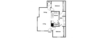 B1 Floorplan Image at Park Village in Conroe TX