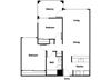 B1 One Bedroom floor plan at Harvard Yard and Glenmary in Los Angeles, CA