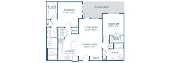 a blueprint of a floor plan of a house