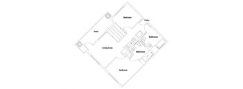 B2 Floorplan Image at The Lodge at Morgan Hills Apartments in Morgan Hill CA