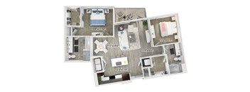 B3 Floorplan Image at Fifteeen15 South Lamar Apartments in Austin TX