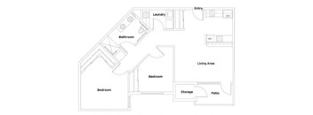 B6 Floorplan Image at The Lodge at Morgan Hills Apartments in Morgan Hill CA