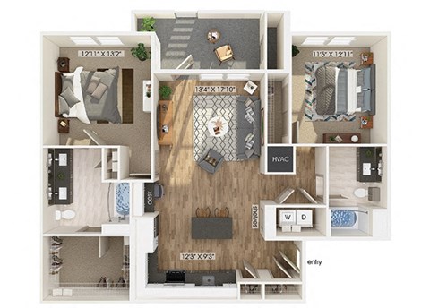 our apartments have a variety of floor plans to choose from