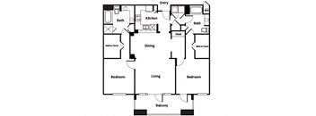 B9 floor plan at Madison at Tow Center Apartments in Santa Clarita CA