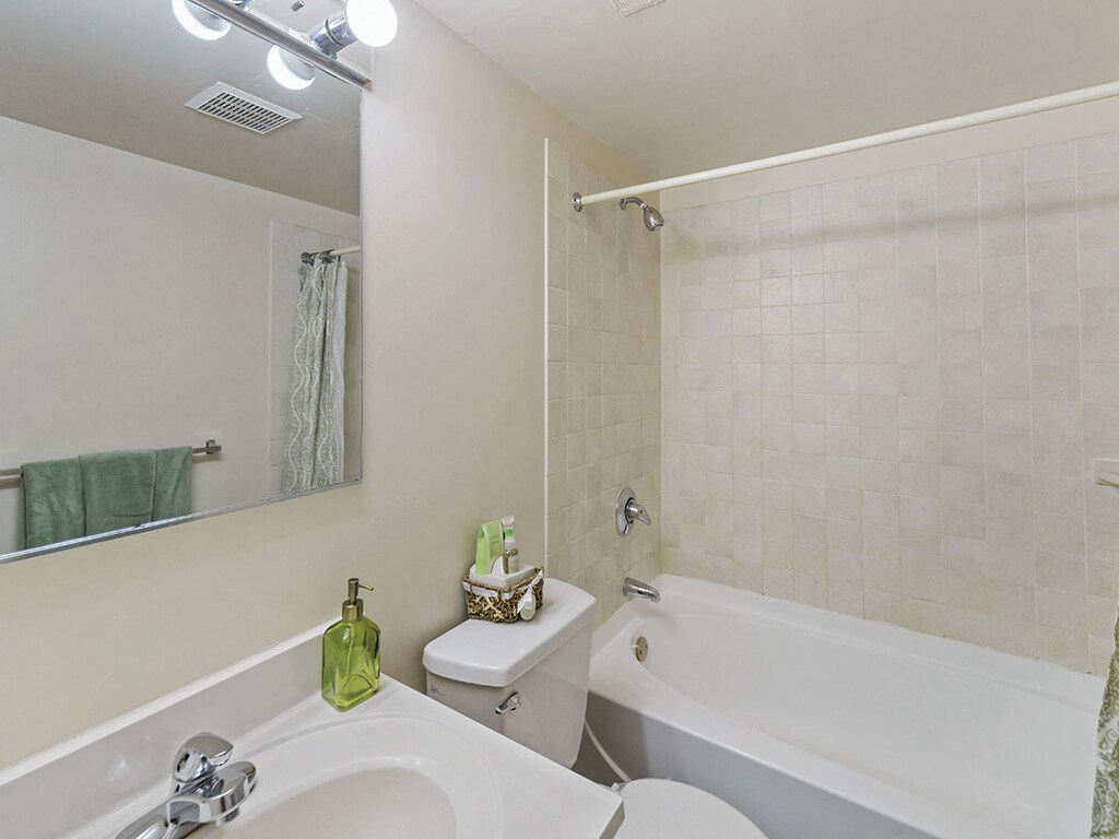 Bathroom at University Heights in Providence RI