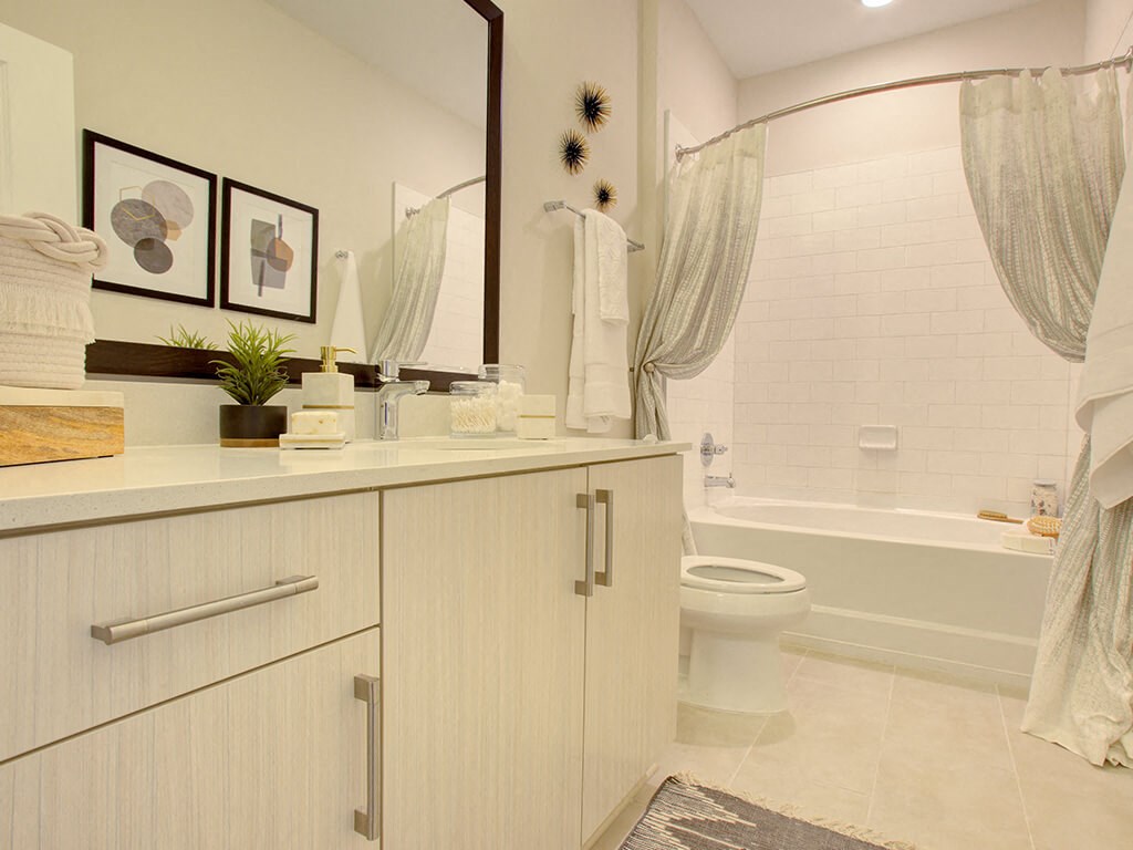 Bathroom countertops at Caroline Charleston SC