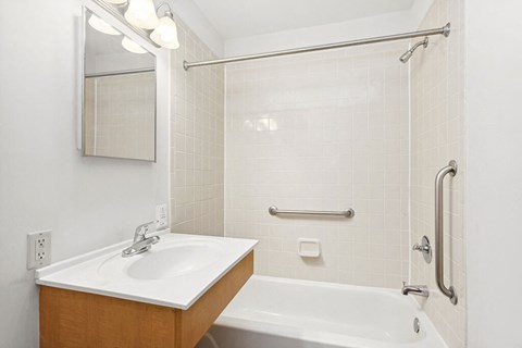 Bathroom at Fairbrooke Senior Apartments in Aberdeen MD