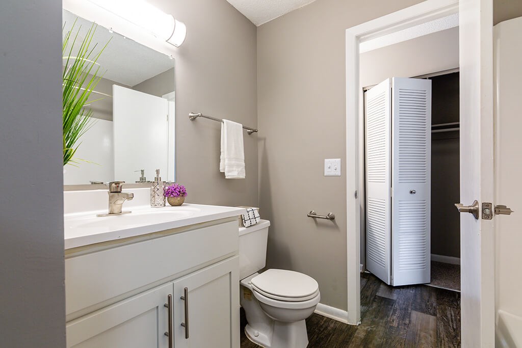 Bathroom at Priest Lake in Nashville TN