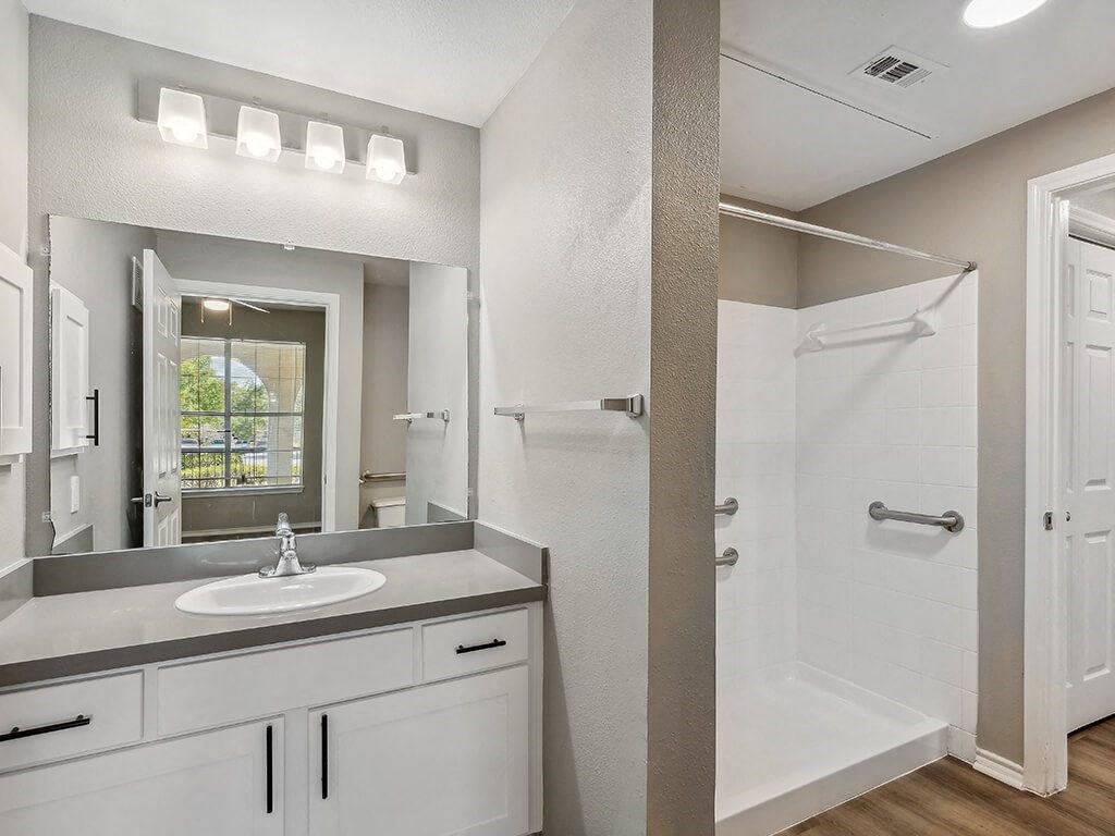 Bathroom at The Sorento Apartments in San Antonio TX