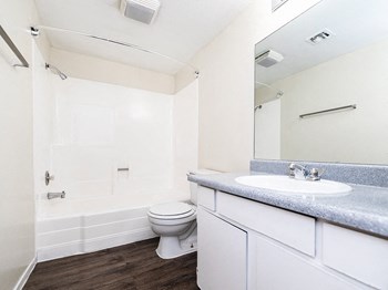 Bathroom at Woodcreek Apartments in Las Vegas NV - Photo Gallery 4