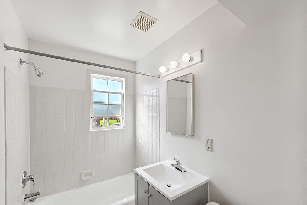 Bathroom at Patrick Henry Apartments in Arlington, VA
