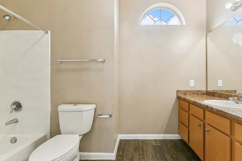 Bathroom with sink and toilet at Sterling Green and Sheldon Ranch in Channelview TX