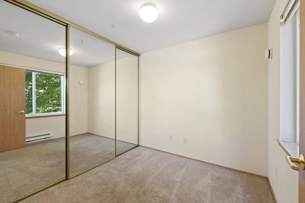 Bedroom at Woodrose Apartments in Bellingham WA