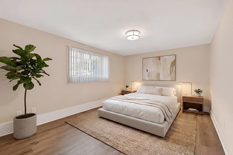 Bedroom at The Barrington in Silver Spring MD