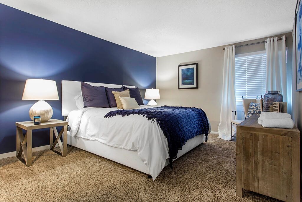 Bedroom at Cobalt Springs Apartment Homes in Taylors SC