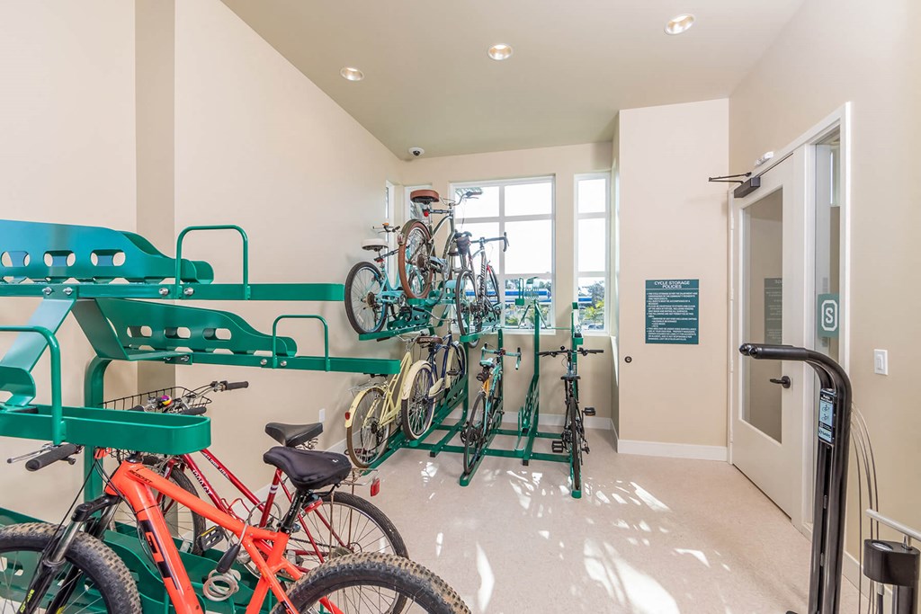 Bike Storage and Repair at The Seaton Apartments in San Diego CA