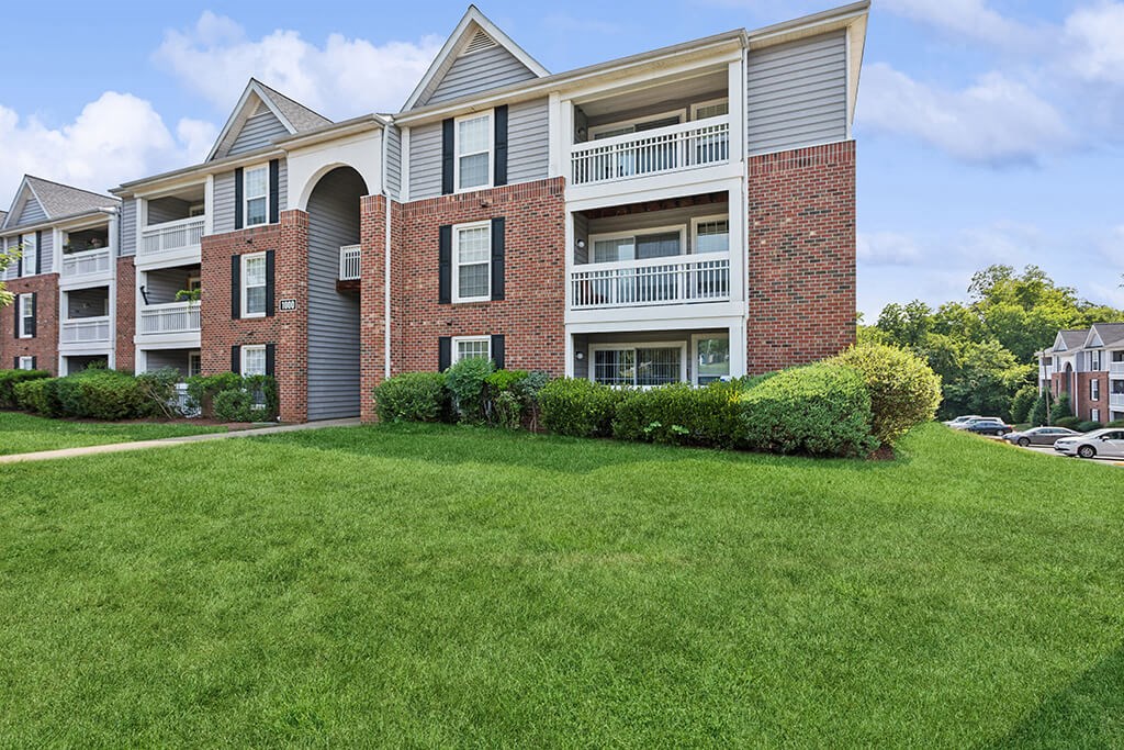 Building exterior at Weston Circle Apartments in Fredericksburg VA