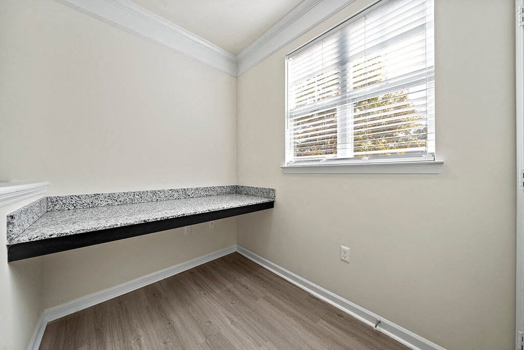 Built in desk at Grand Oaks in Chester VA