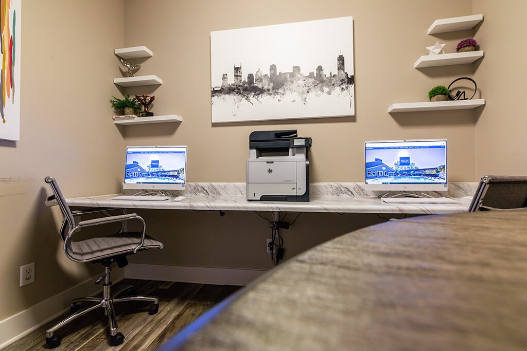 Business center at Priest Lake in Nashville TN