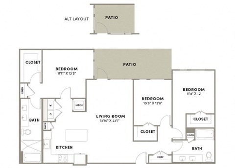 C1 Floorplan Image at Opal Legacy Central