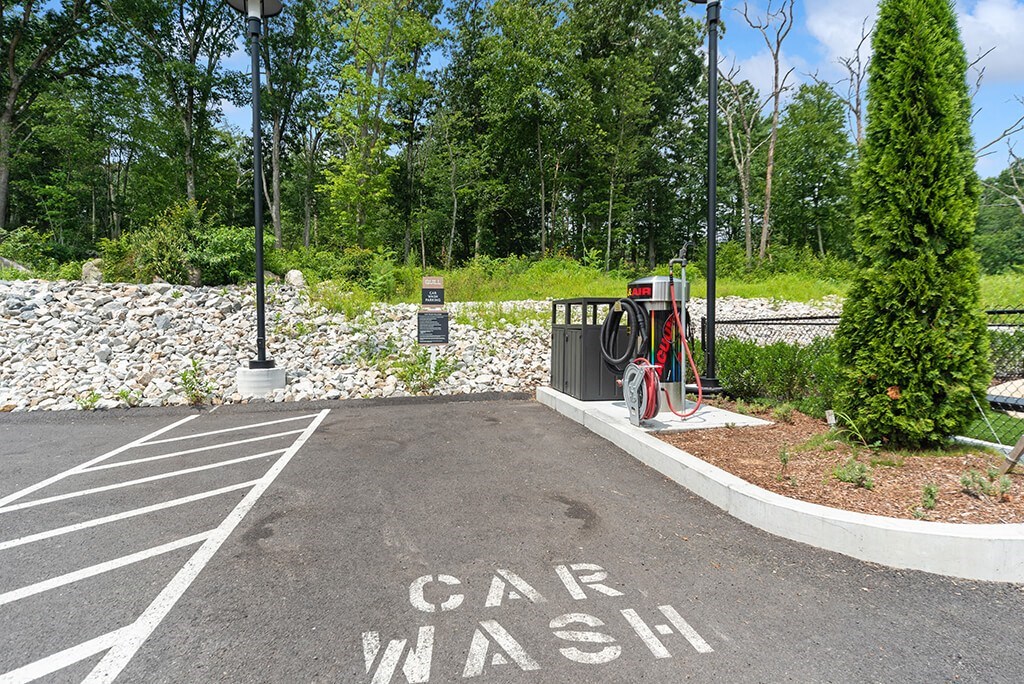 Car wash area at The Quill Apartments in Milford MA