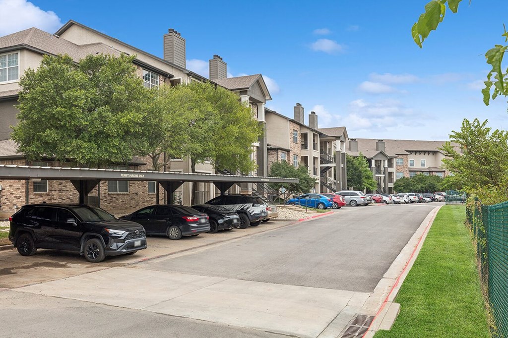 Carports at Cypress View Villa Apartments in Weatherford TX
