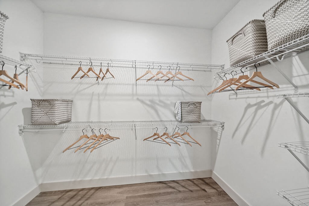 Closet at The Quill Apartments in Milford, MA