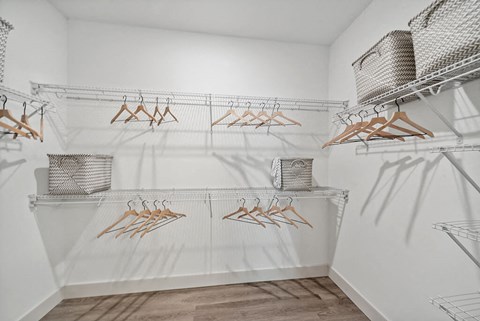 Closet at The Quill Apartments in Milford, MA