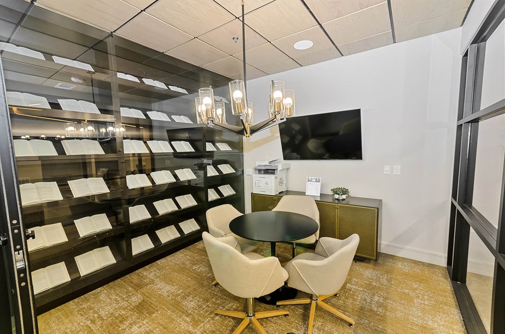 Clubhouse Meeting Room at Opal Legacy Central in Plano TX