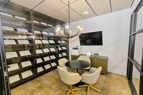 Clubhouse Meeting Room at Opal Legacy Central in Plano TX
