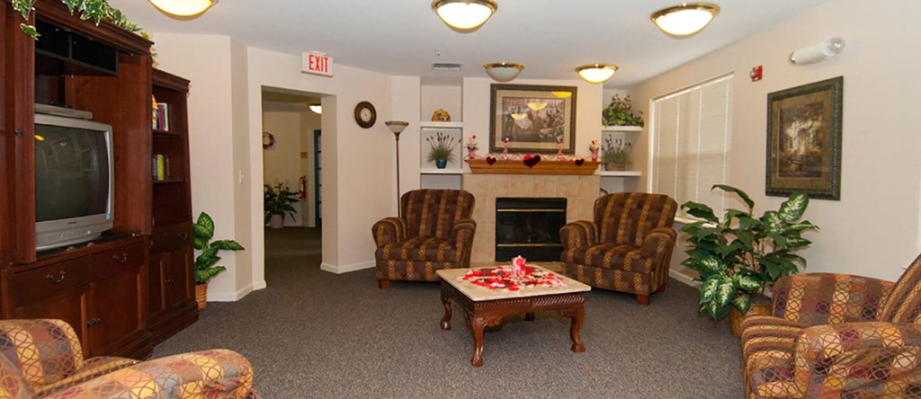 Clubroom at Victoria Park Apartments