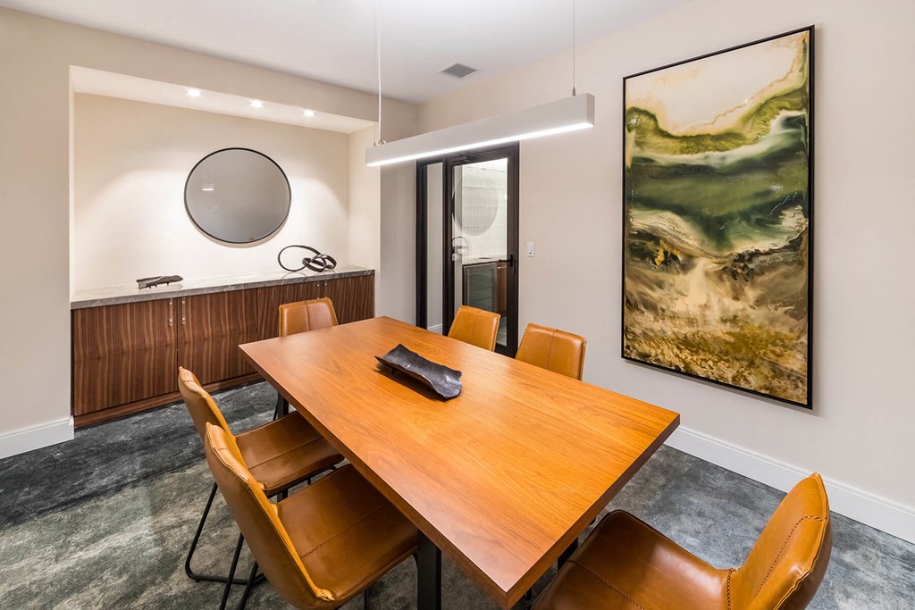 Co Working Conference Room at Aspect at Totem Lake Apartments in Kirkland WA