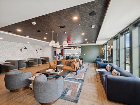 Co Working Lounge Heights at 1520 Apartments in Houston TX