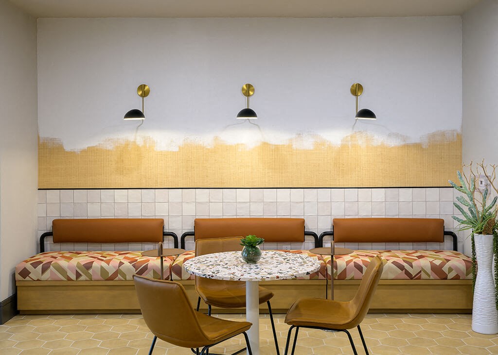 Co-Working  Lounge Seating at Verge Apartments in Atlanta, GA