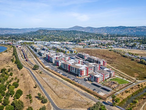 Community Drone Napa Valley Trail at The Braydon Apartments in Napa CA