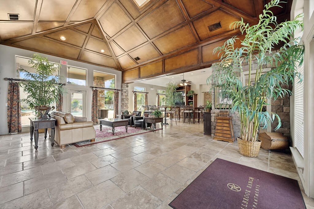 Community room at Fallbrook Ranch in Houston TX