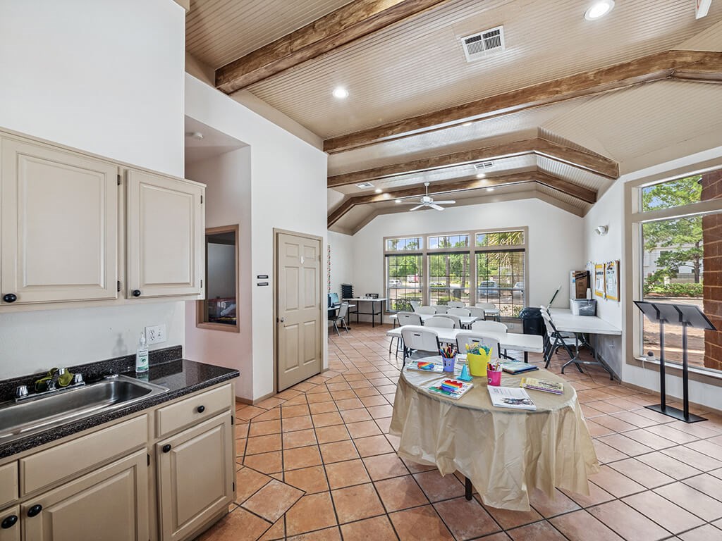 Community room at Tidwell Estates in Houston TX
