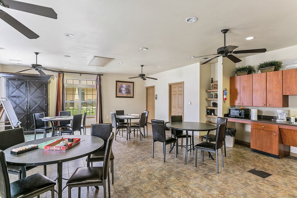 Community room at Sterling Green and Sheldon Ranch in Channelview TX