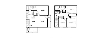 D1TH Floorplan at Park Village in Conroe TX
