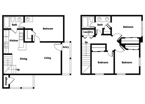 D1TH Floorplan at Park Village in Conroe TX
