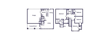 four bedroom floor plan