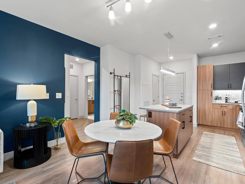 Dining Area at VERO Apartments in Chelsea MA