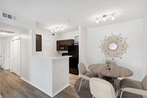 Dining room at Bonito Parque Apartments in San Antonio TX