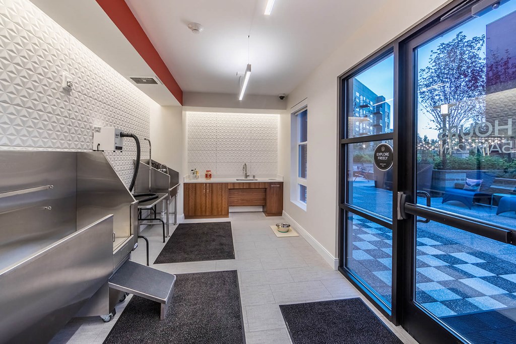 Dog Wash at North at Totem Lake Apartments in Kirkland WA