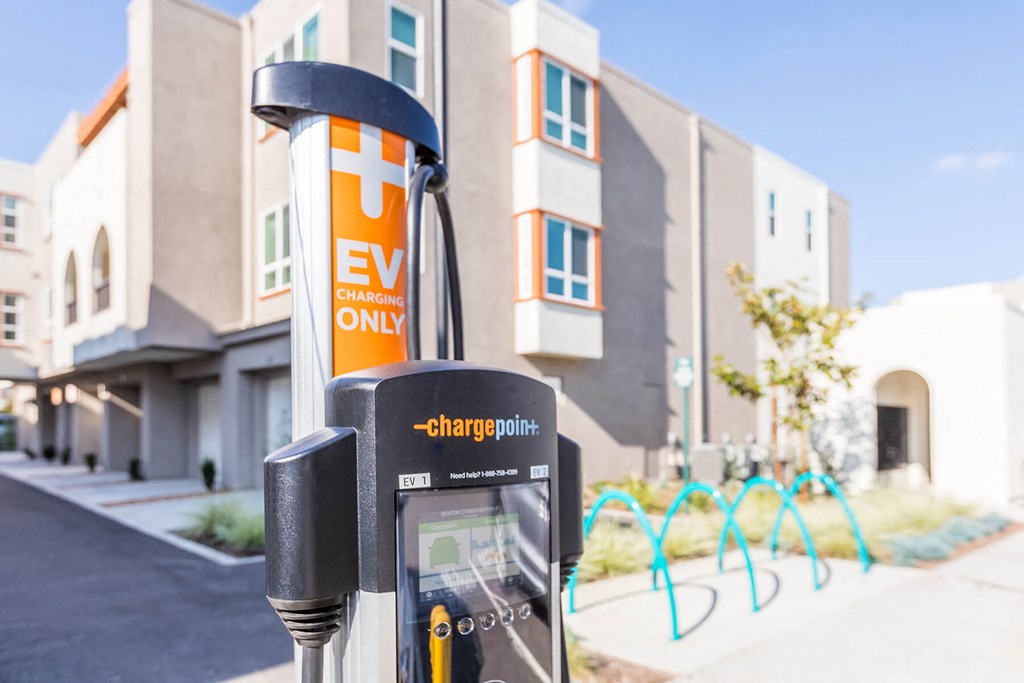 EV Charging Station at The Seaton Apartments in San Diego CA