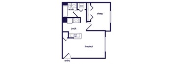 A1 Floorplan Image at Emerald Dunes Apartments in Miami Gardens FL