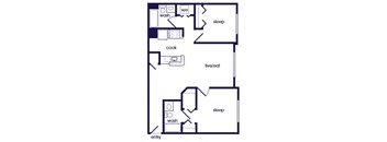 B1 Floorplan Image at Emerald Dunes Apartments in Miami Gardens FL