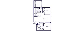 B2 Floorplan Image at Emerald Dunes Apartments in Miami Gardens FL
