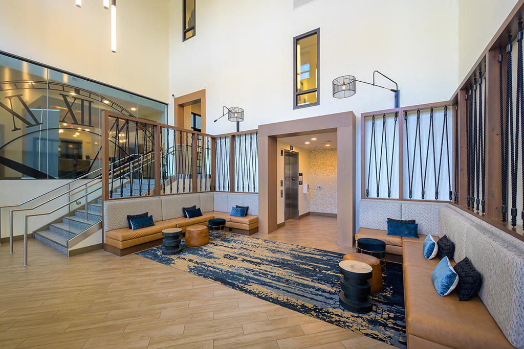 Entrance Lobby at Vero Apartments in Chelsea MA