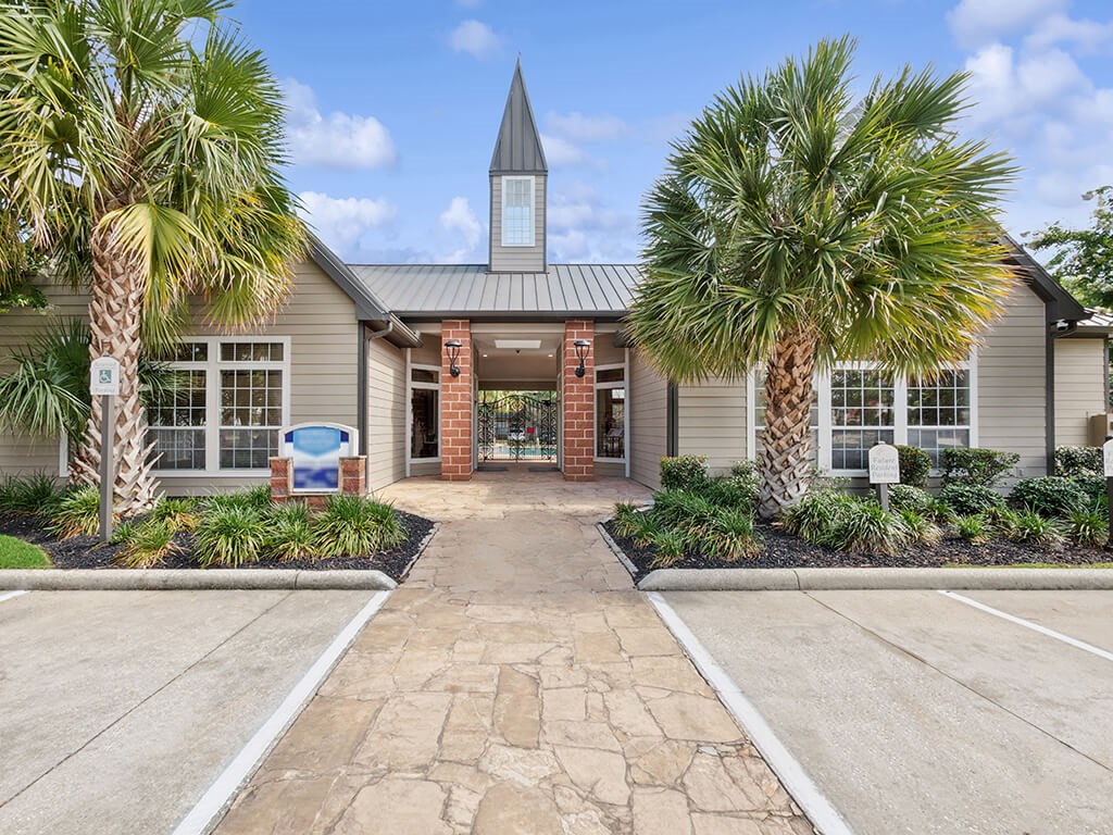 Entrance to building at Tidwell Estates in Houston TX